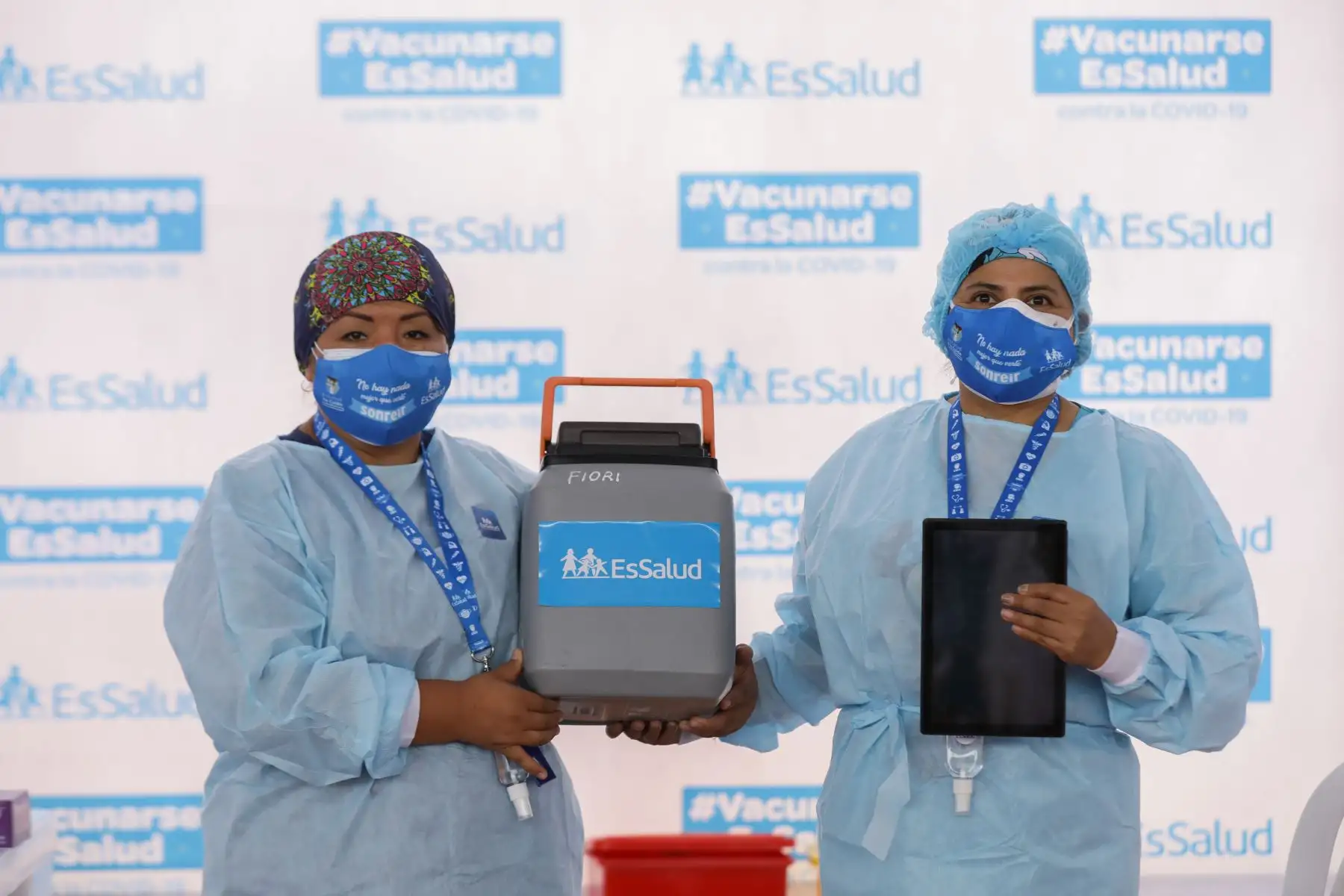 EsSalud realiza la segunda jornada de vacunación en las Redes Asistenciales de Lima. Foto: EsSalud