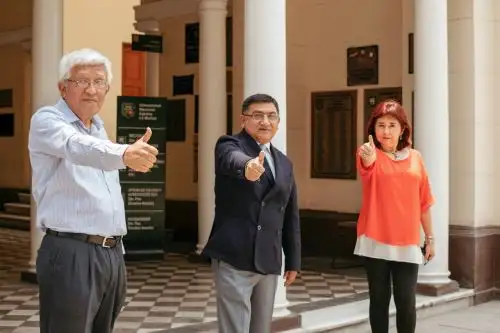 Por primera vez en la historia de la UNALM se eligieron a las autoridades universitarias por Voto Electrónico No Presencial.  Foto: UNALM
