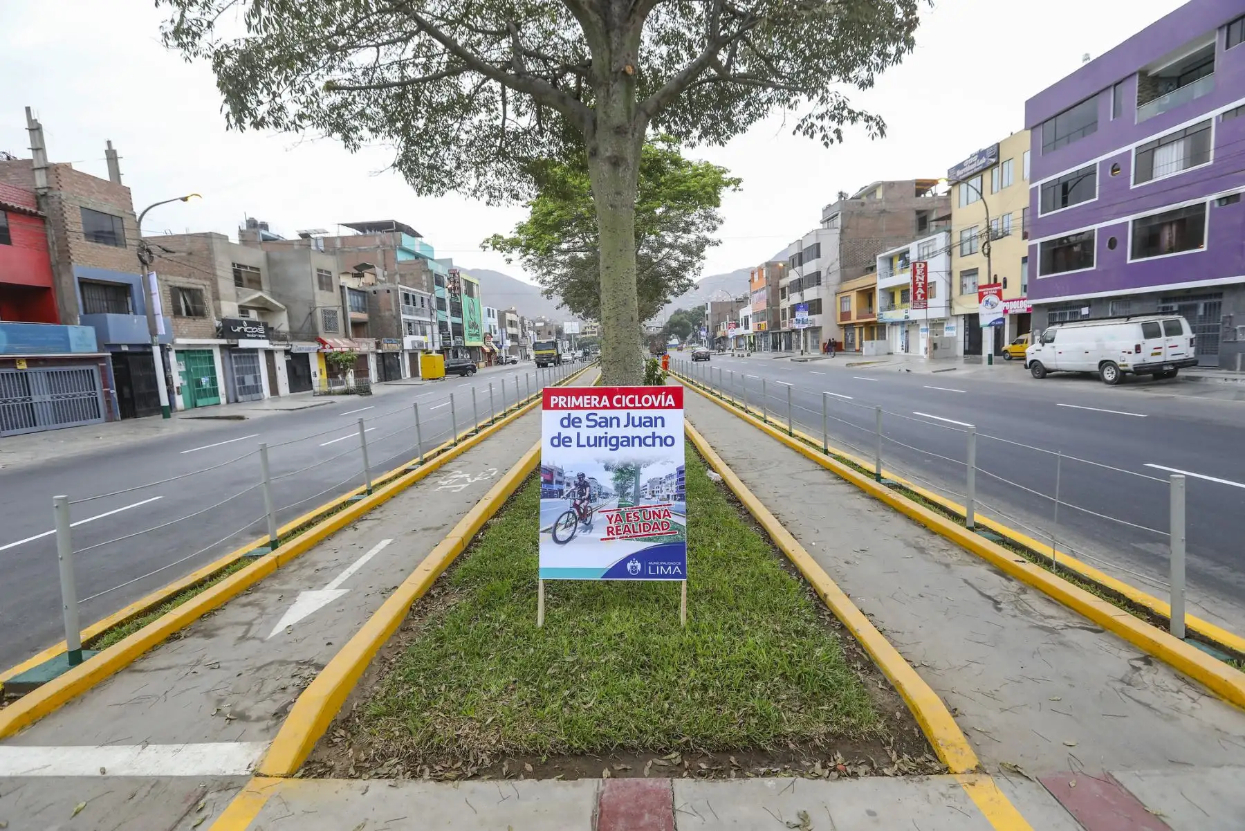 Alcalde Jorge Muñoz inaugura ciclovía de Avenida Los Jardines en San Juan de Lurigancho.

Foto: ANDINA/Municipalidad de Lima
