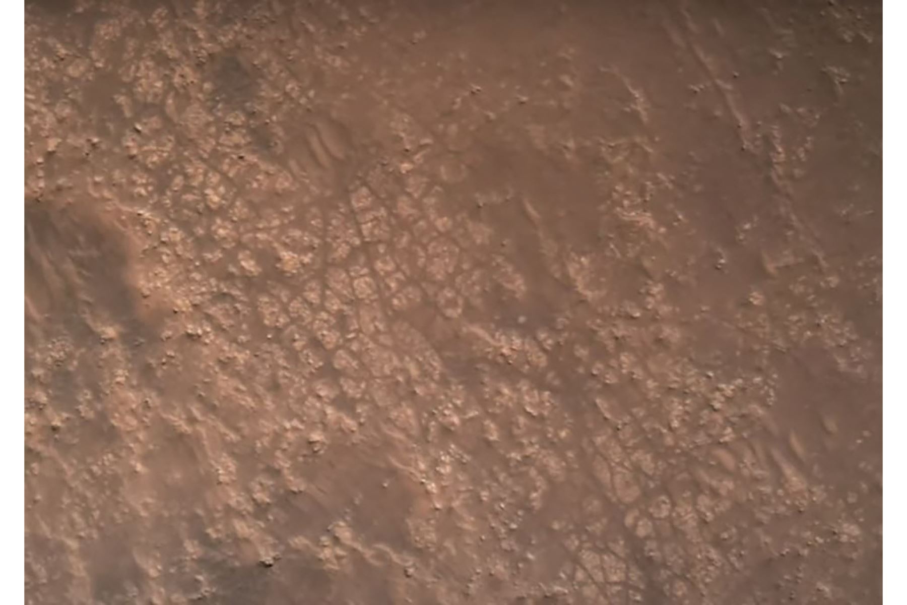 Esta foto de captura de fotogramas de video de la NASA publicada el 22 de febrero de 2021 muestra lo que la NASA