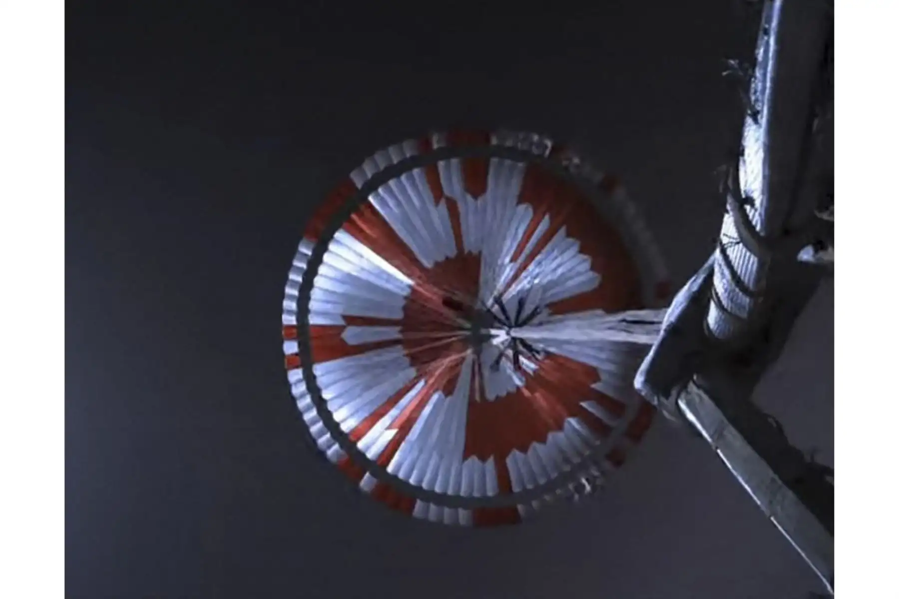Esta foto de captura de fotogramas de video de la NASA publicada el 22 de febrero de 2021 muestra lo que la NASA