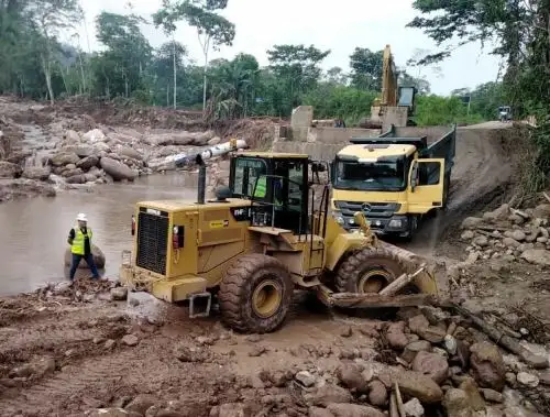 Amazonas reporta emergencias viales a causa de las lluvias intensas que provocaron la crecida de ríos y activación de quebradas en esta región. ANDINA/Difusión