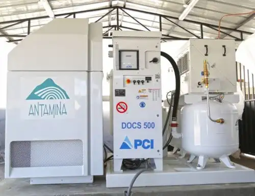 La empresa Antamina anunció que donará dos nuevass plantas de oxígeno medicinal a Áncash para reforzar la lucha contra la covid-19. ANDINA/Difusión
