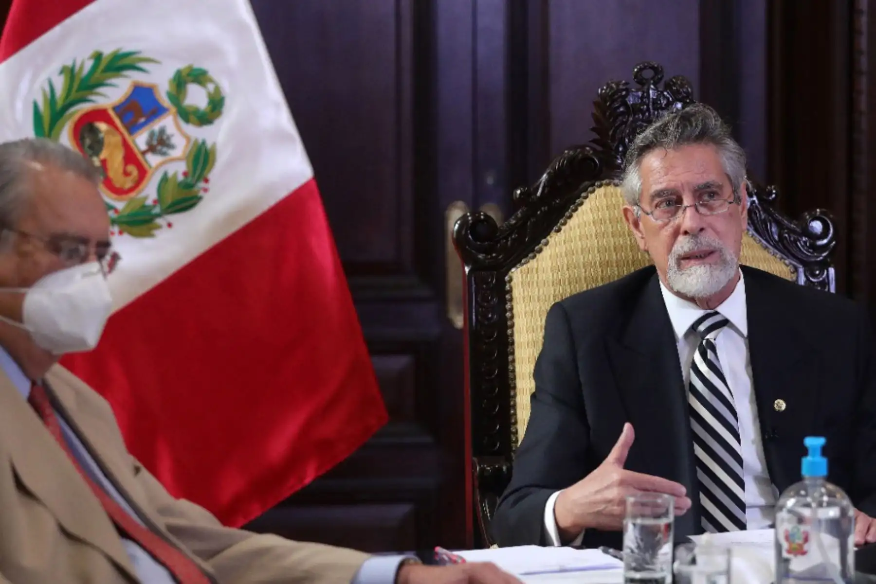 El presidente Francisco Sagasti, participó, de manera virtual, en la V Cumbre Extraordinaria de jefes de Estado del Foro Prosur, mecanismo y espacio de diálogo y cooperación de los países de América del Sur.
Foto:ANDINA/presidenciaperu