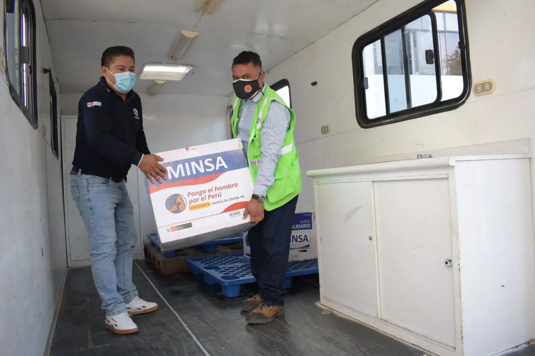 Las dosis enviadas a la Geresa Lambayeque ya están en el almacén especializado de vacunas. Foto: ANDINA/difusión.