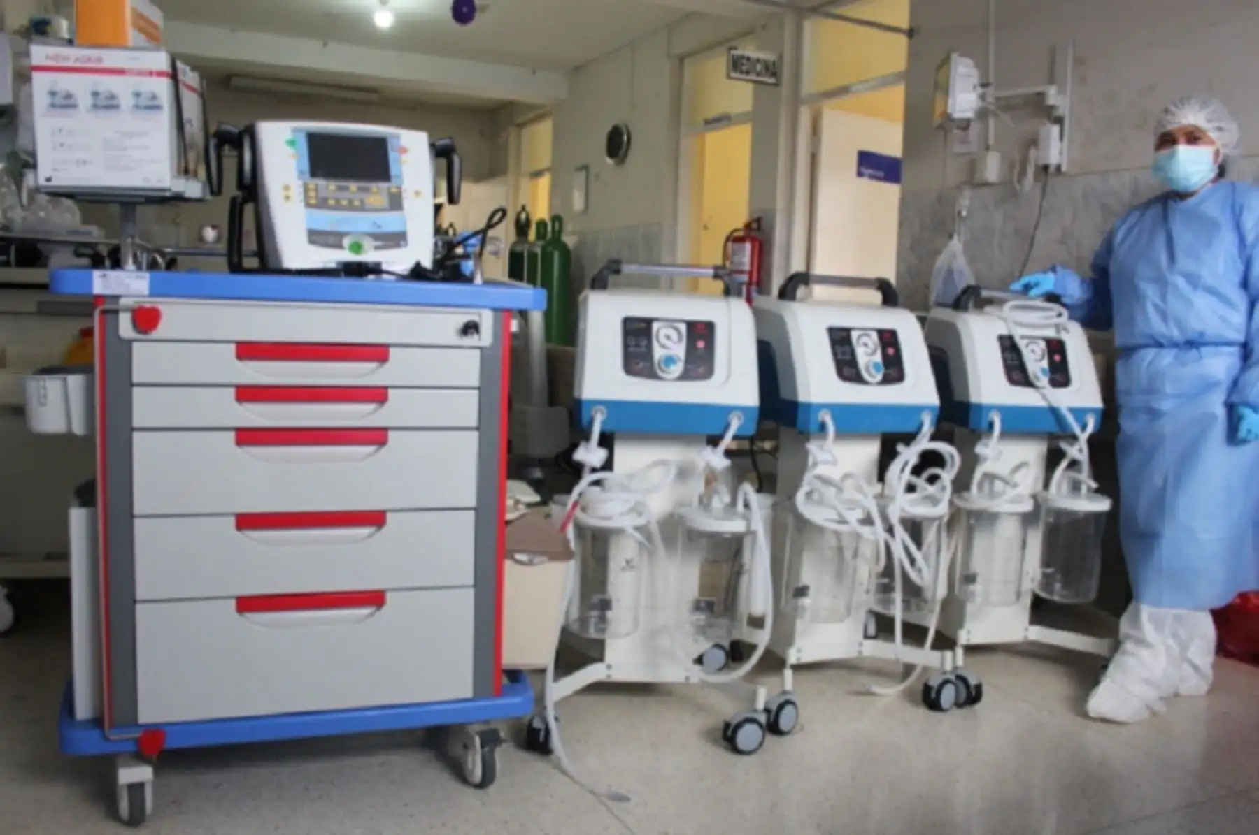 El Gobierno Regional de La Libertad ejecutó un presupuesto de 513,725.93 soles para potenciar los servicios de atención en salud del hospital Elpidio Berovides Pérez, principal nosocomio de la provincia de Otuzco, para enfrentar mejor a la pandemia del covid-19.