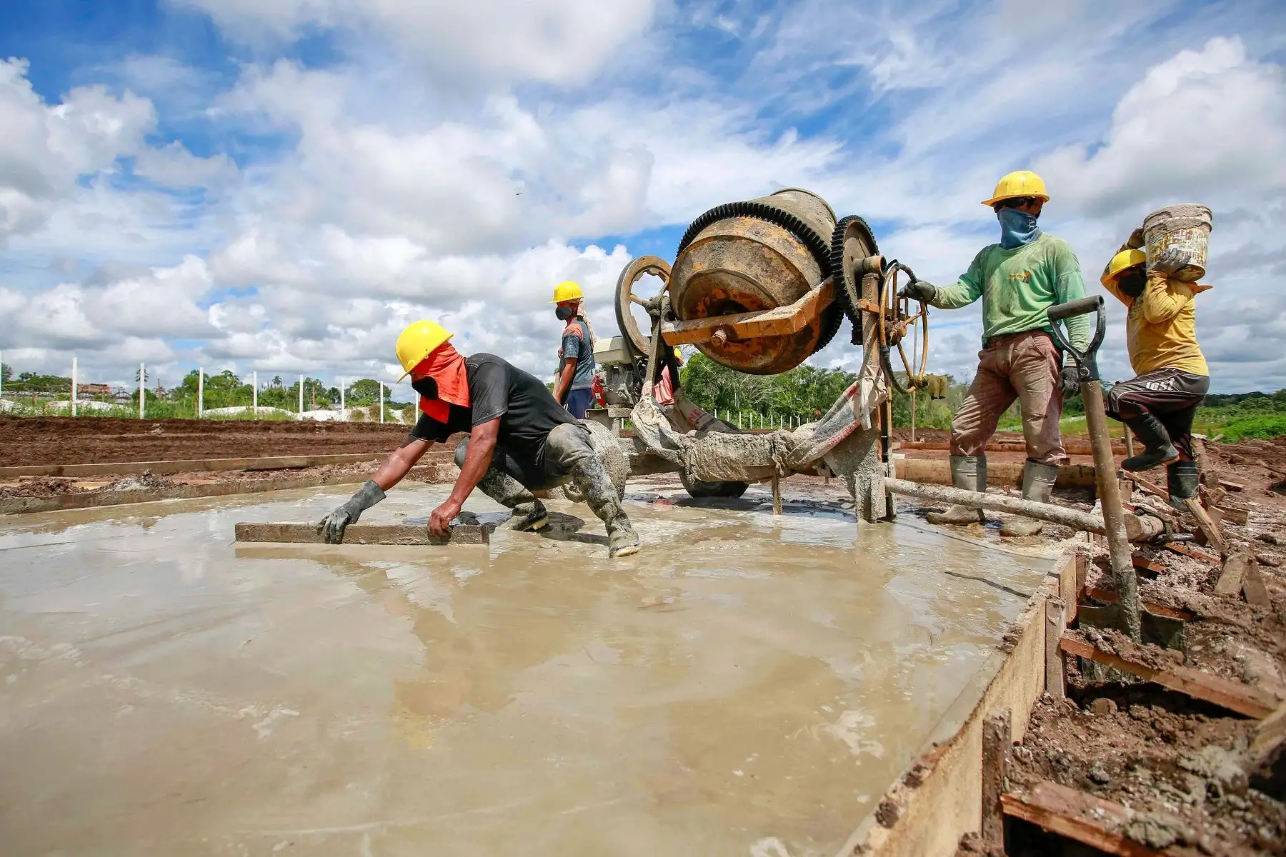 Desarrollo de obras bajo el mecanismo de Obras por Impuestos. Cortesía MVCS.