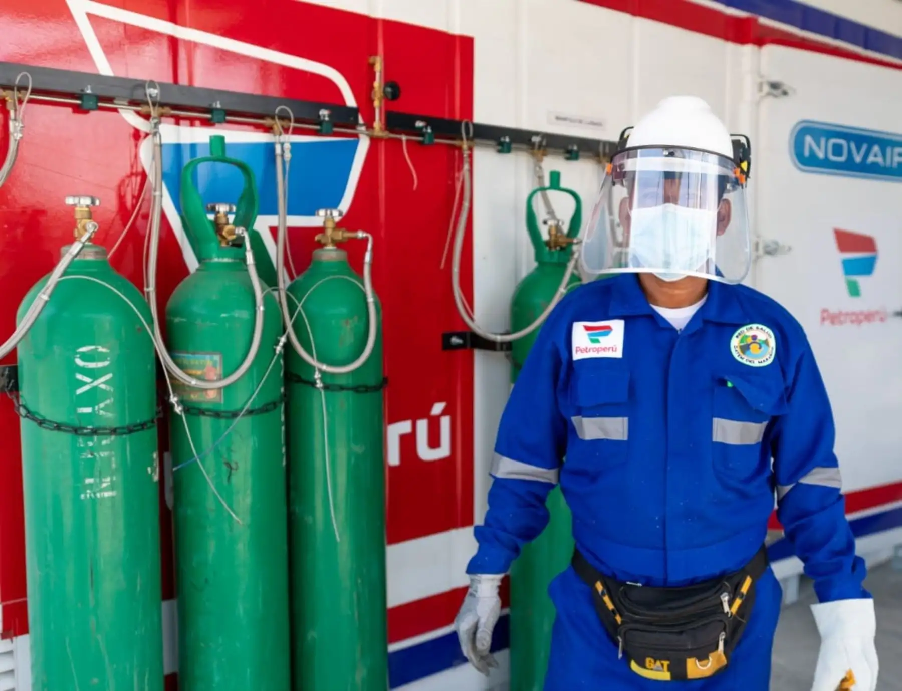 Petroperú entrega planta de oxígeno medicinal a la Diresa Loreto que administrará equipo que atenderá la demanda de insumo en la provincia de Datem del Marañón. Foto:ANDINA/Difusión.
