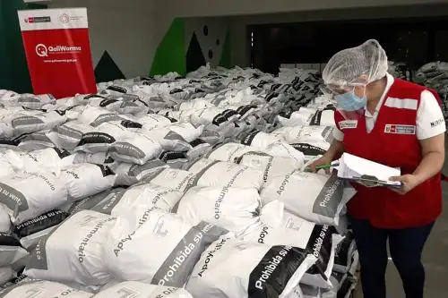 Alimentos para los programas del Midis. ANDINA/Difusión