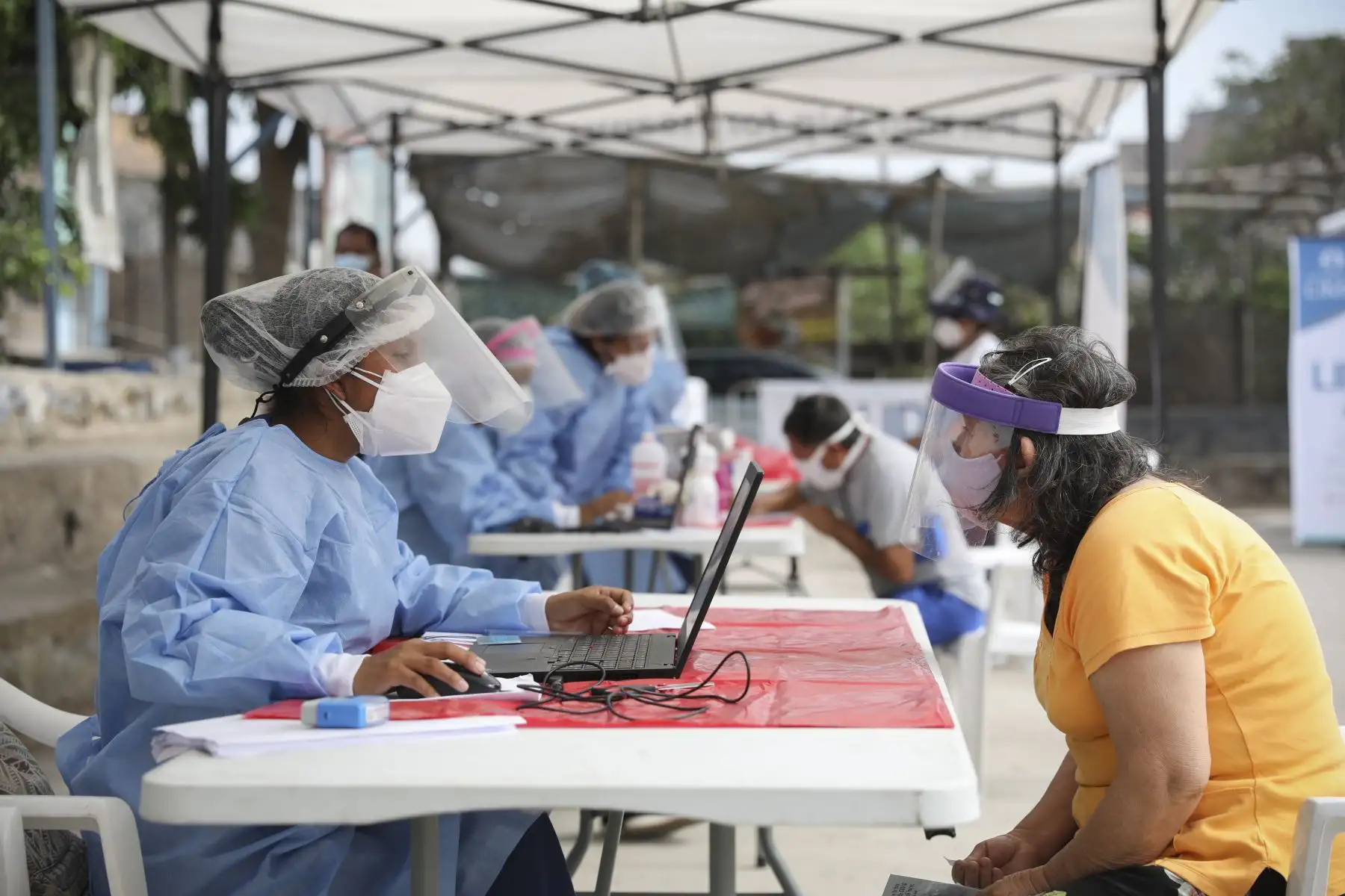 Programa Lima Te Cuida llega a AAHH. Santa Cruz en Comas. Foto :ANDINA/MLM
