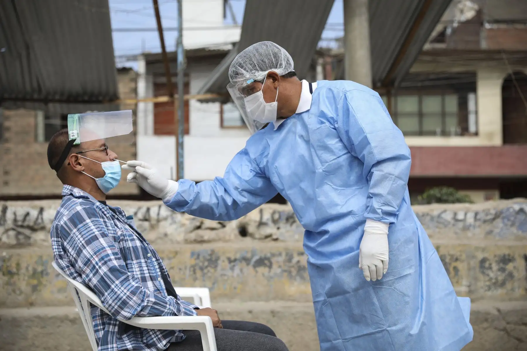 Programa Lima Te Cuida llega a AAHH. Santa Cruz en Comas. Foto :ANDINA/MLM