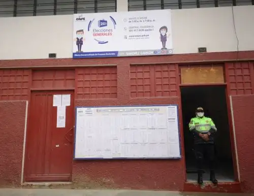 La ONPE designó 74 locales de votación para la ODPE Sánchez Carrión, cuya jurisdicción comprende a la provincia del mismo nombre, Santiago de Chuco y Bolívar, región La Libertad.