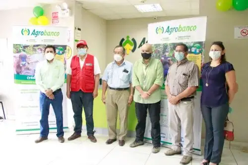 Reapertura de la Oficina Especial (OE) del Agrobanco en Puerto Maldonado. Cortesía Midagri.