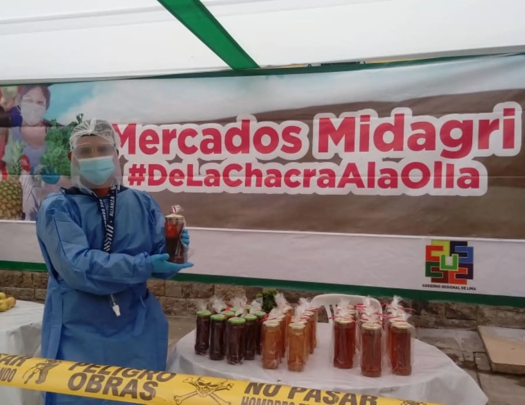 Mercados de la Chacra a la Olla 2021 programa 26 fechas durante esta semana en 20 regiones del país para ofrecer productos agrícolas a precios accesibles. ANDINA/Difusión