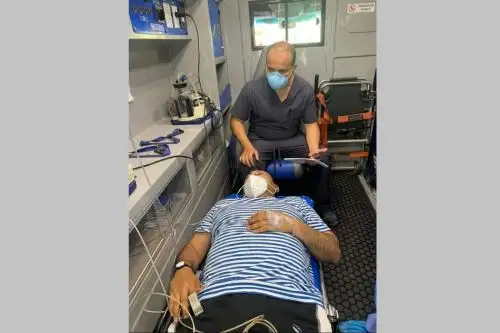 Alcalde de Chiclayo, Marcos Gasco, fue trasladado al hospital Almanzor Aguinaga por descompensación a causa del covid-19.