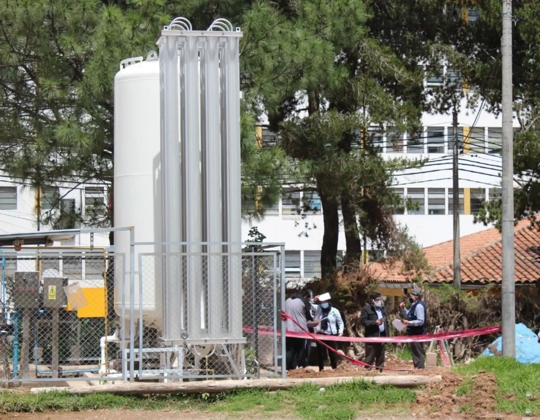 Cusco inicia los trabajos para la instalación de dos plantas de oxígeno medicinal en Hospital Regional para mejorar la atención de los pacientes afectados por la covid-19. ANDINA/Difusión