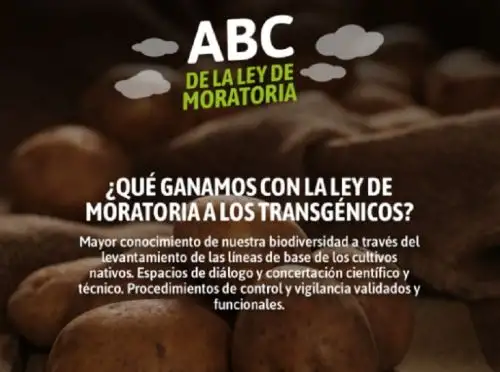 La Ley de Moratoria a los Transgénicos es una norma orientada a proteger nuestra biodiversidad de posibles riesgos vinculados con los organismos vivos modificados, conocidos comúnmente como transgénicos. En ese sentido, el fin de la norma es conservar sosteniblemente nuestra variada y rica diversidad de flora y fauna nativa, y promover su puesta en valor. Foto: ANDINA/difusión.