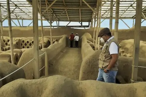 Complejo arqueológico Chan Chan, antigua capital de la civilización Chimú, en la región La Libertad,