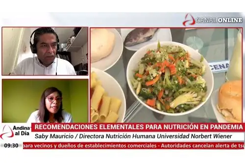 Nutricionista Saby Mauricio en 