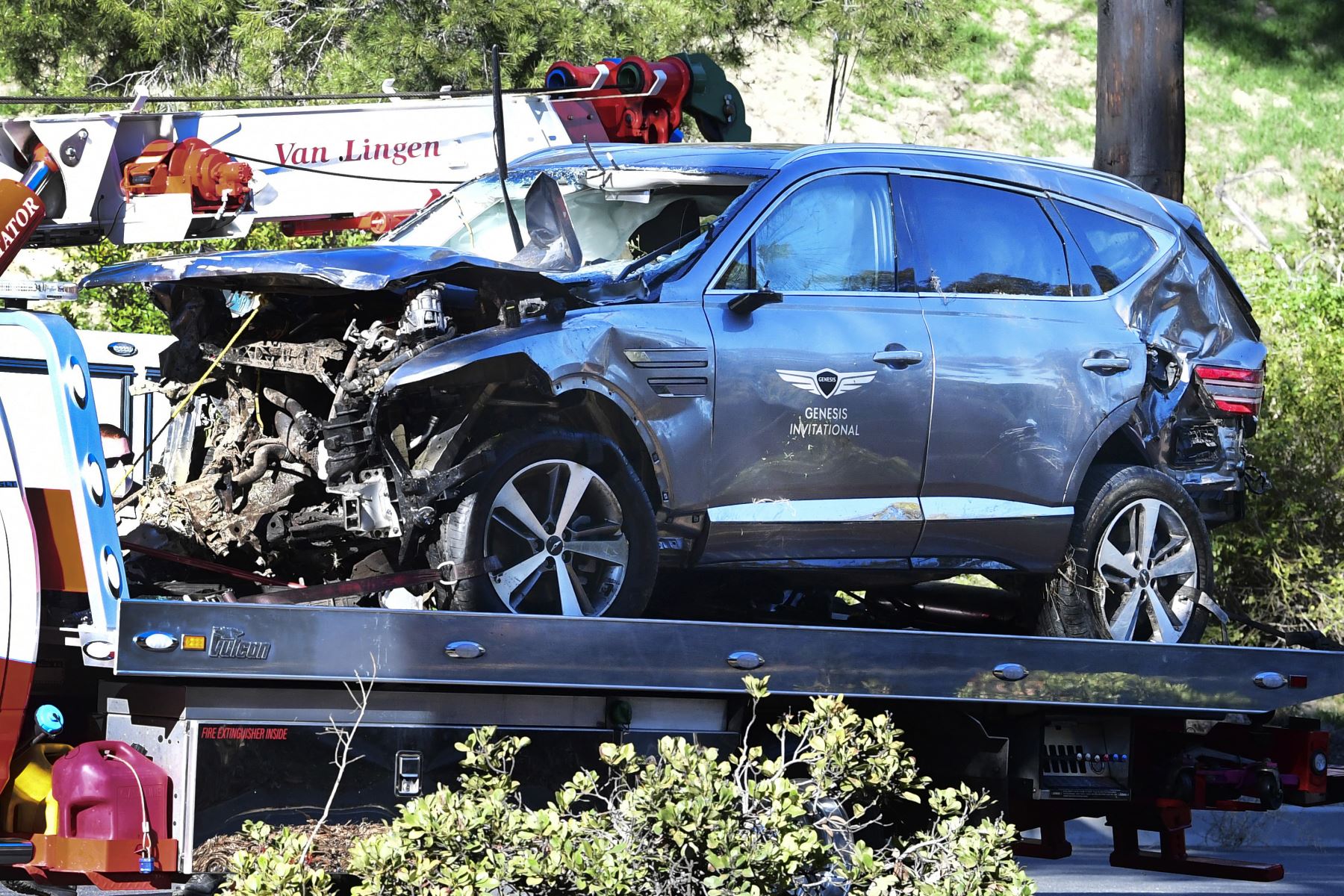 El alguacil del condado de Los Ángeles, Alex Villanueva, reiteró que los hechos insinúan que hubo "puramente un accidente". Foto: AFP.