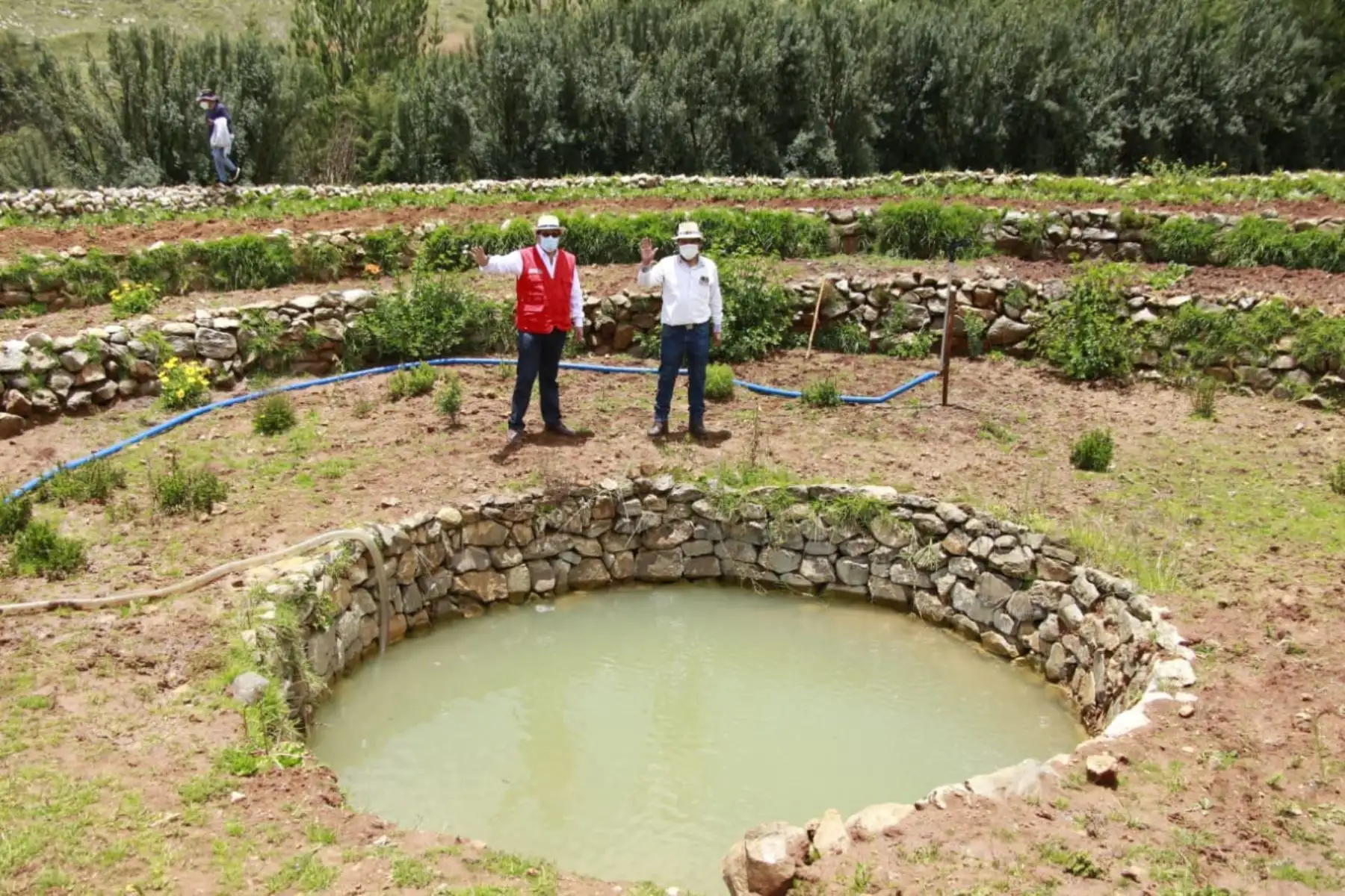 Ante la presencia de fenómenos naturales como las heladas, lluvias y otros es necesario implementar sistemas de cosecha de agua para captar la mayor cantidad de recurso hídrico. Foto: ANDINA/Difusión
