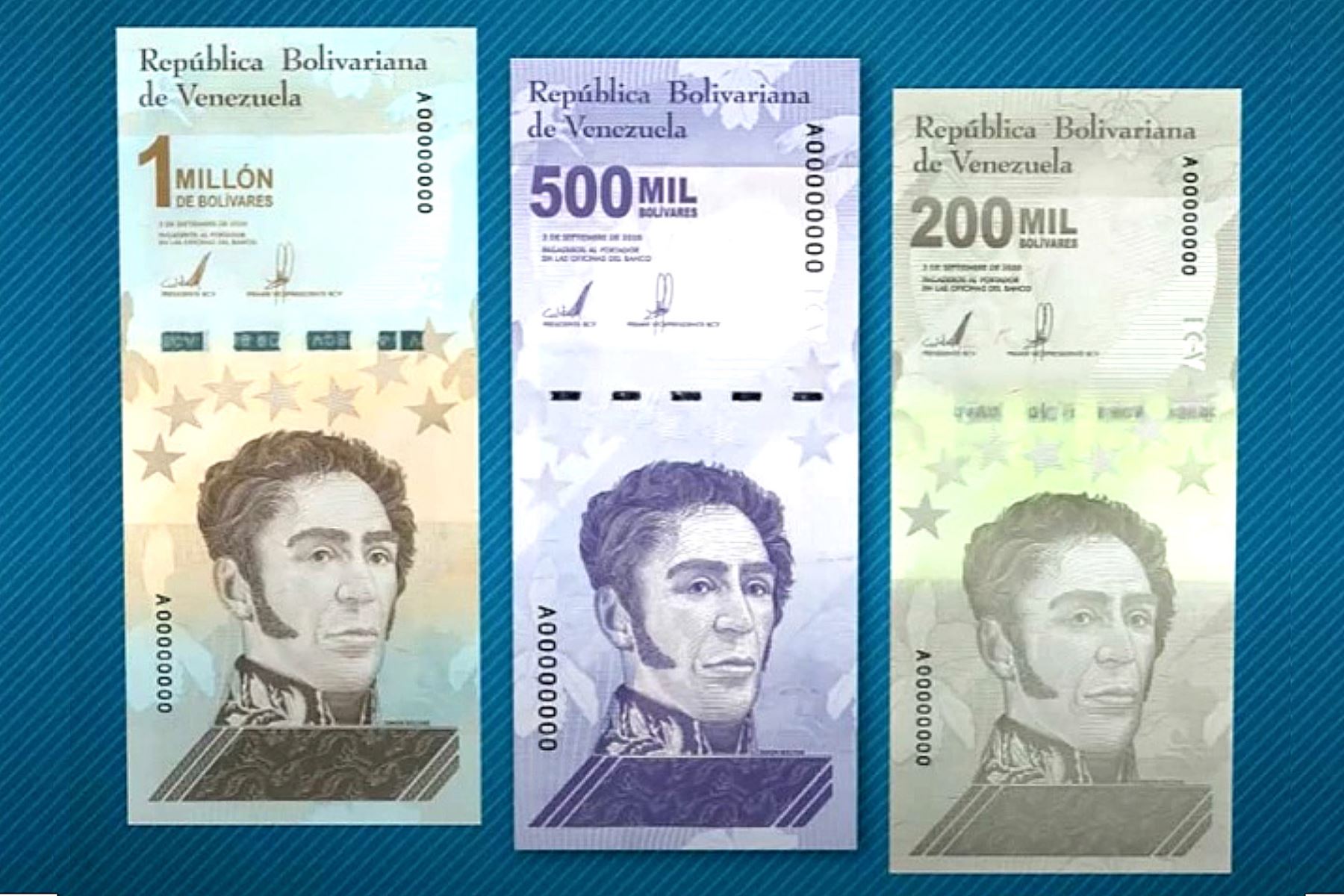 Actualmente, el billete de más alta denominación es el de 50,000 bolívares, unos dos centavos de dólar al cambio. Foto: Internet