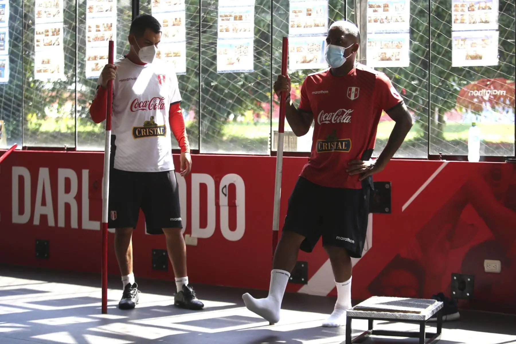 Jefferson Farfán de la Selección realiza trabajos en la Videna como parte del tercer microciclo de entrenamientos. Foto: FPF