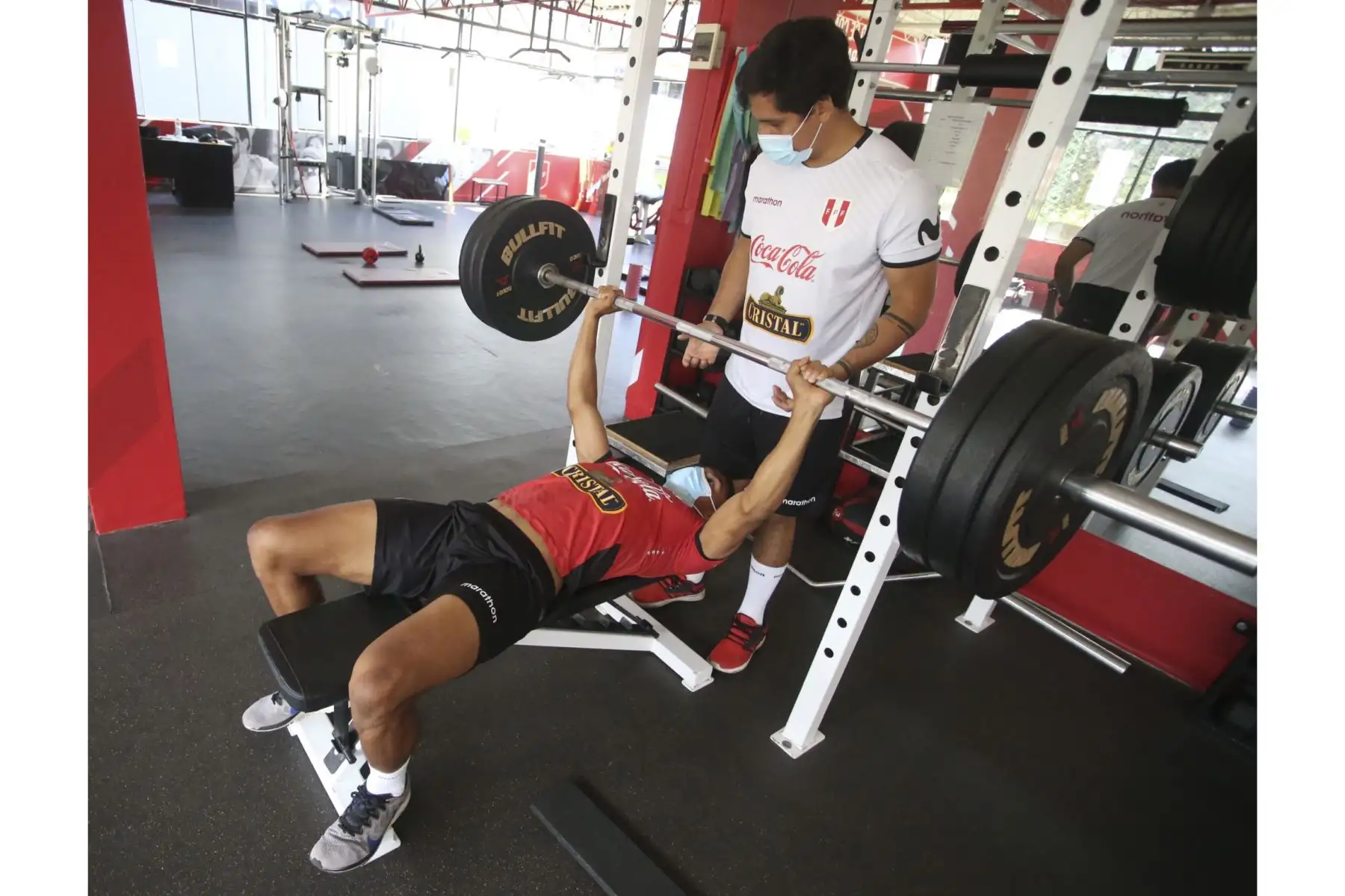 Marcos López de la Selección realiza trabajos en la Videna como parte del tercer microciclo de entrenamientos. Foto: FPF