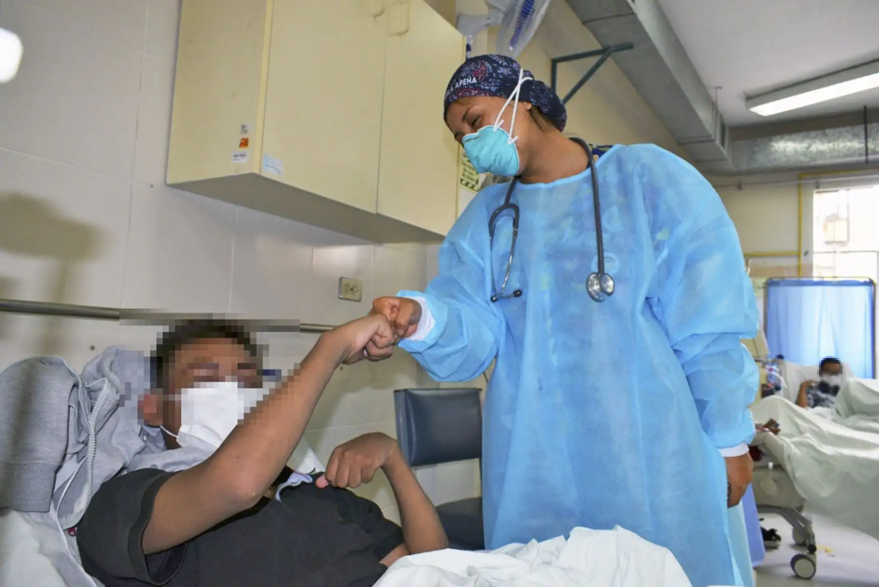 Personal de Nefrología del INSN reforzó mis protocolos de bioseguridad para continuar atendiendo a más de 70 menores con enfermedades renales en medio de la pandemia. Foto: INSN