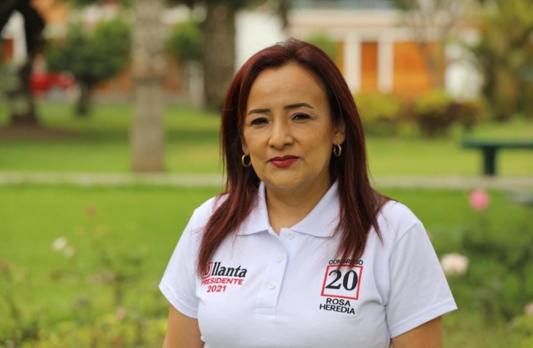 Rosa Heredia, candidata al Congreso del Partido Nacionalista Peruano.