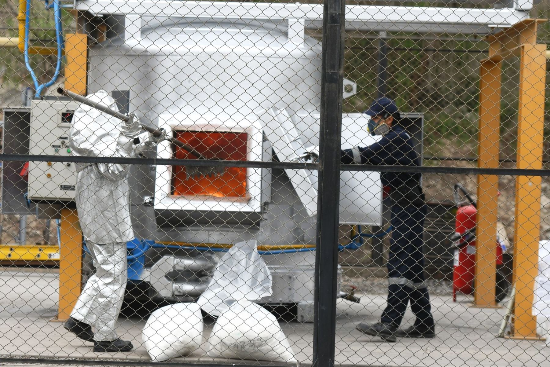 Más de 20 toneladas de droga son destruidas en primera incineración del año. Foto: ANDINA/Difusión.