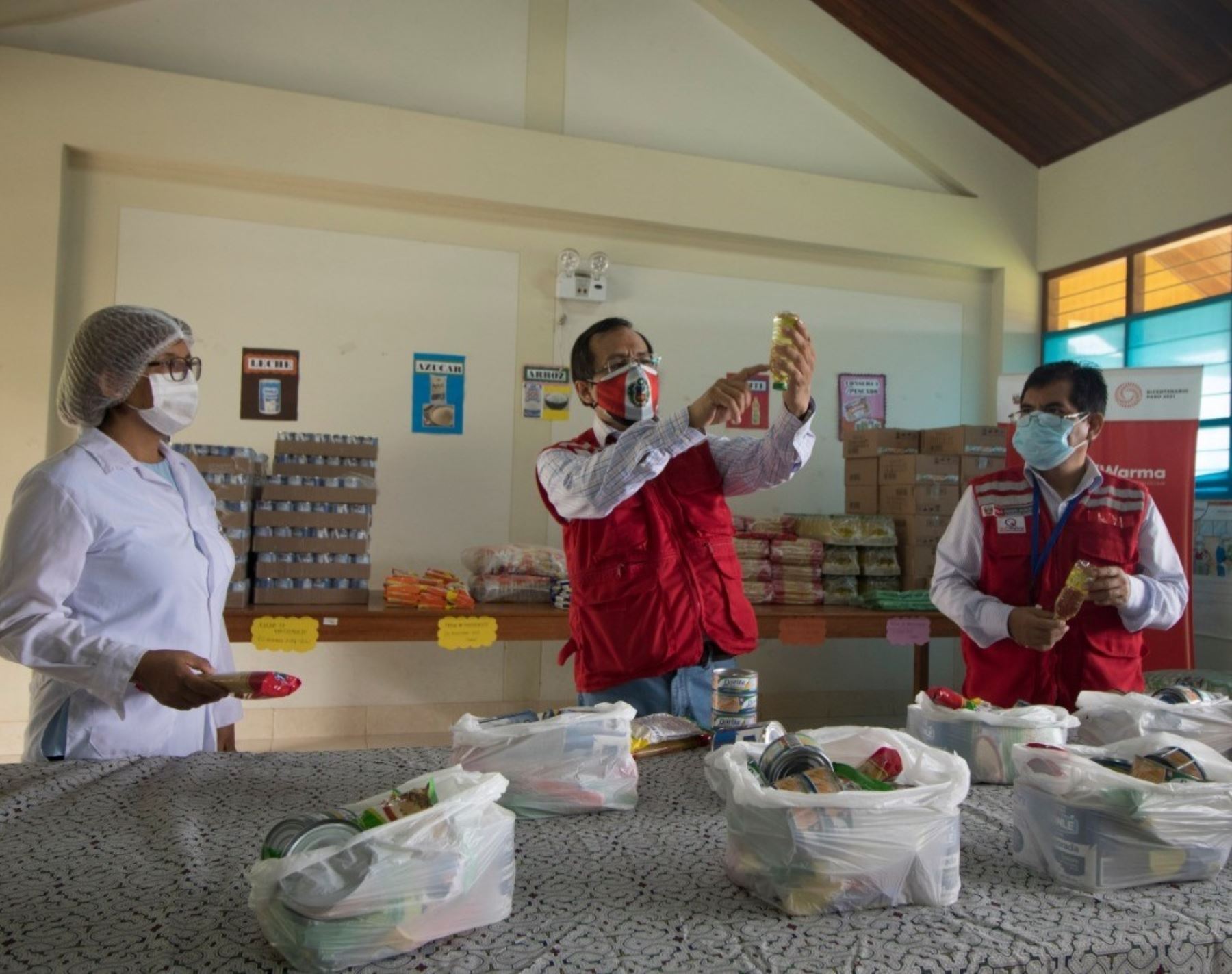 Qali Warma supervisa en Ucayali los ambientes de colegios donde se almacenan los alimentos que se entregarán a los escolares. ANDINA/Difusión