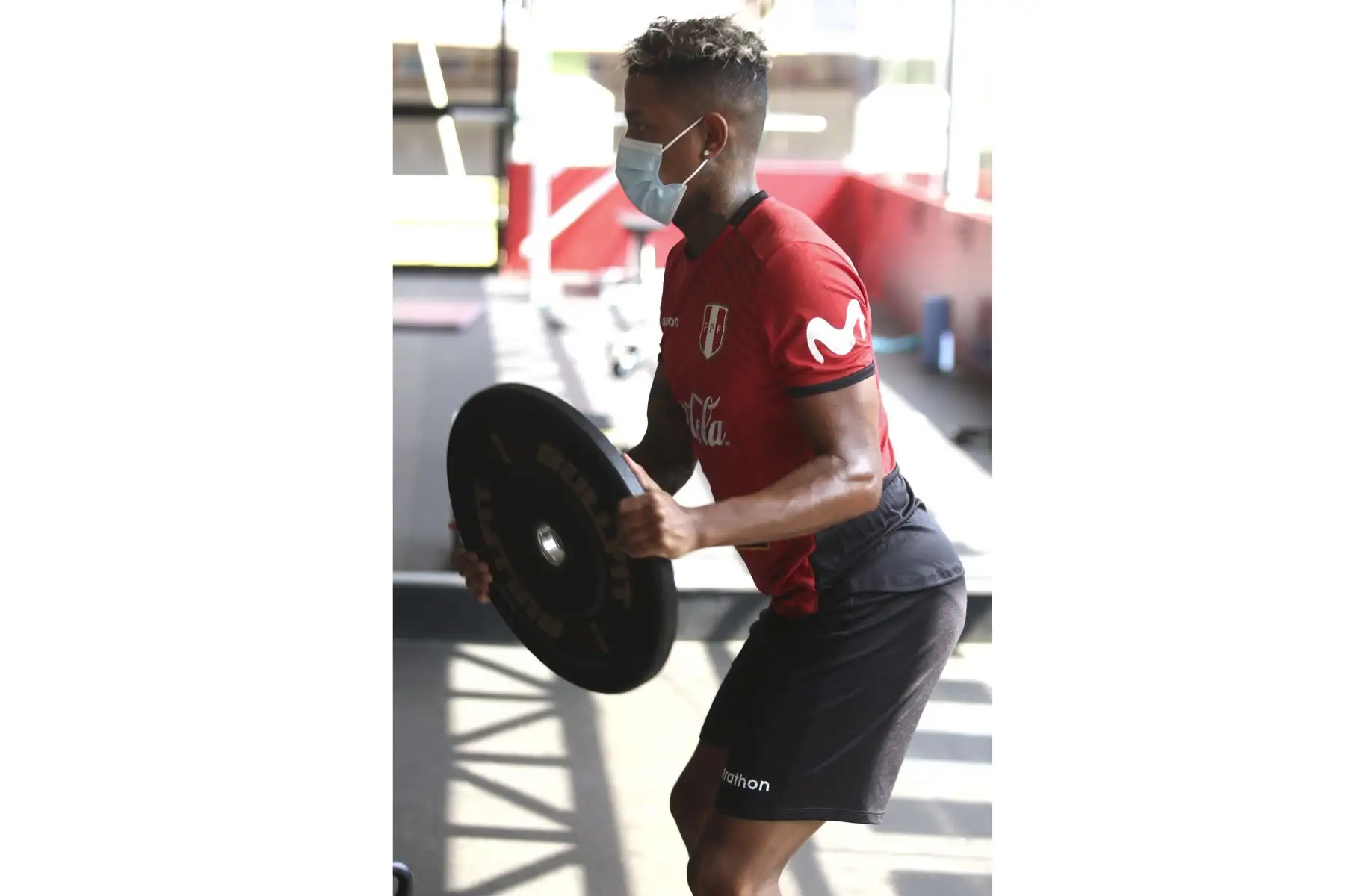 Andy Polo de la Selección peruana realiza sus entrenamientos en la Videna con miras a las clasificatorias sudamericanas Catar 2022. Foto: FPF