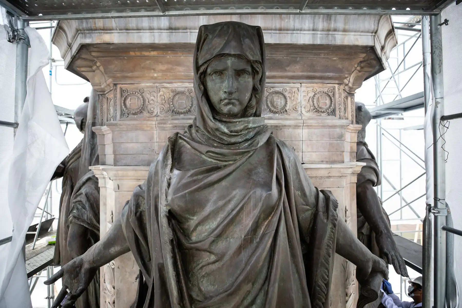 Alcalde Jorge Muñoz supervisa avances de restauración de monumentos históricos del Cercado de Lima. Foto: MML