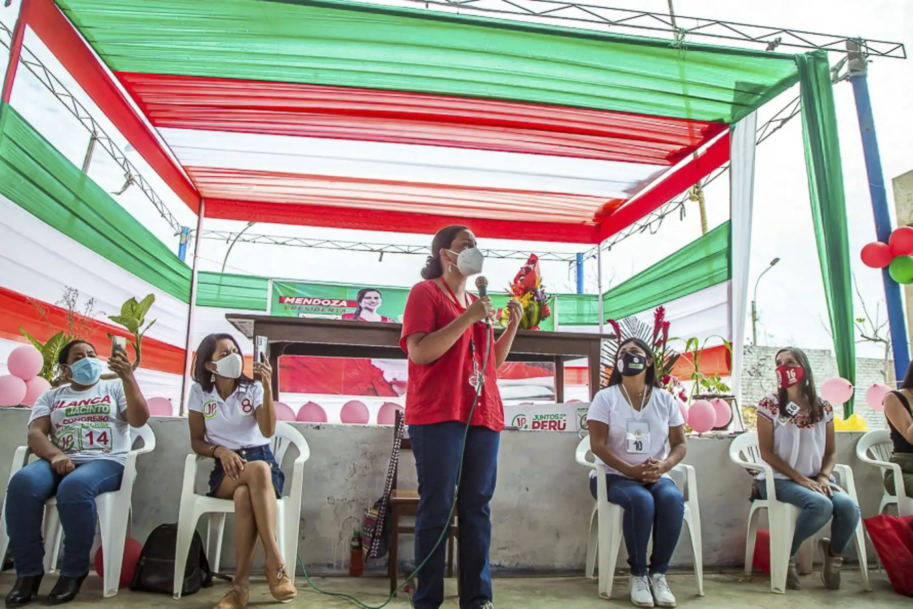 Veronika Mendoza candidata a la presidencia por el Juntos por el Perú. Foto: ANDINA/Difusión