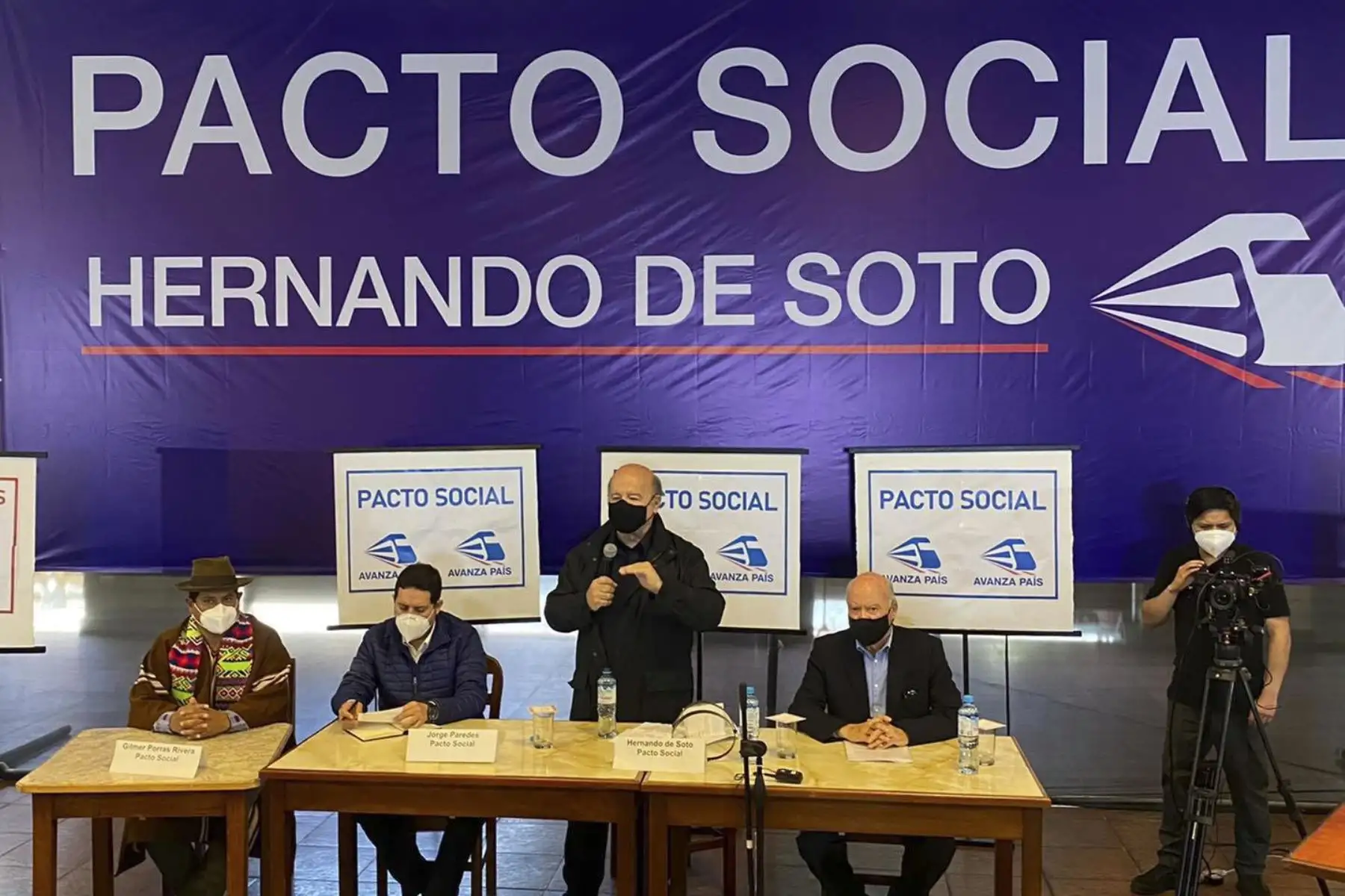 Hernando de Soto, candidato a la presidencia por el partido Avanza País. Foto: ANDINA/Difusión
