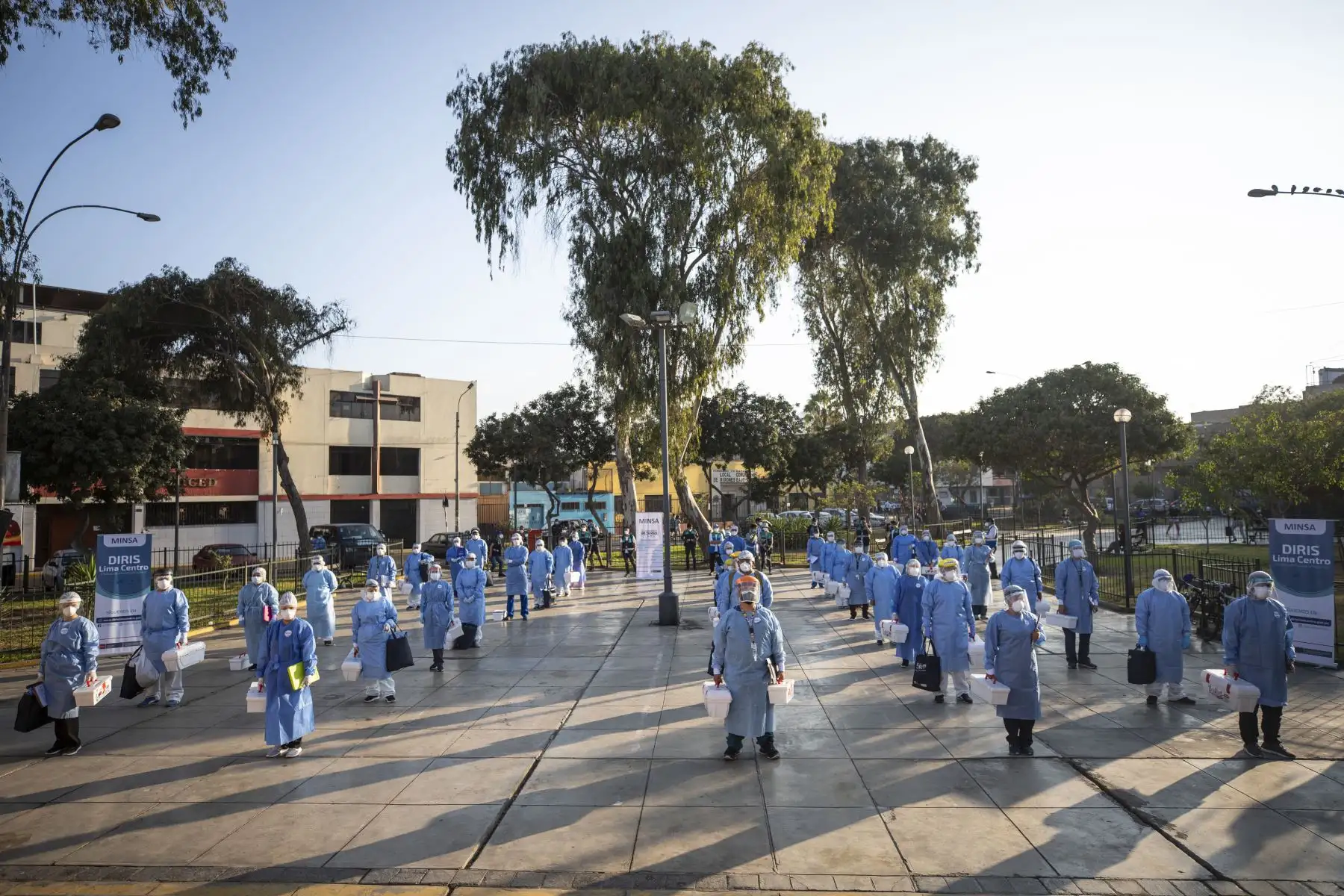 La Municipalidad de Lima desarrolla Plan Tayta en Mirones Bajo, continúan trabajando estrechamente con el grupo de trabajo Te Cuido Perú y la estrategia Operación Tayta a fin de identificar casos de COVID-19 entre la población más vulnerable. Foto: ANDINA/Municipalidad de Lima.