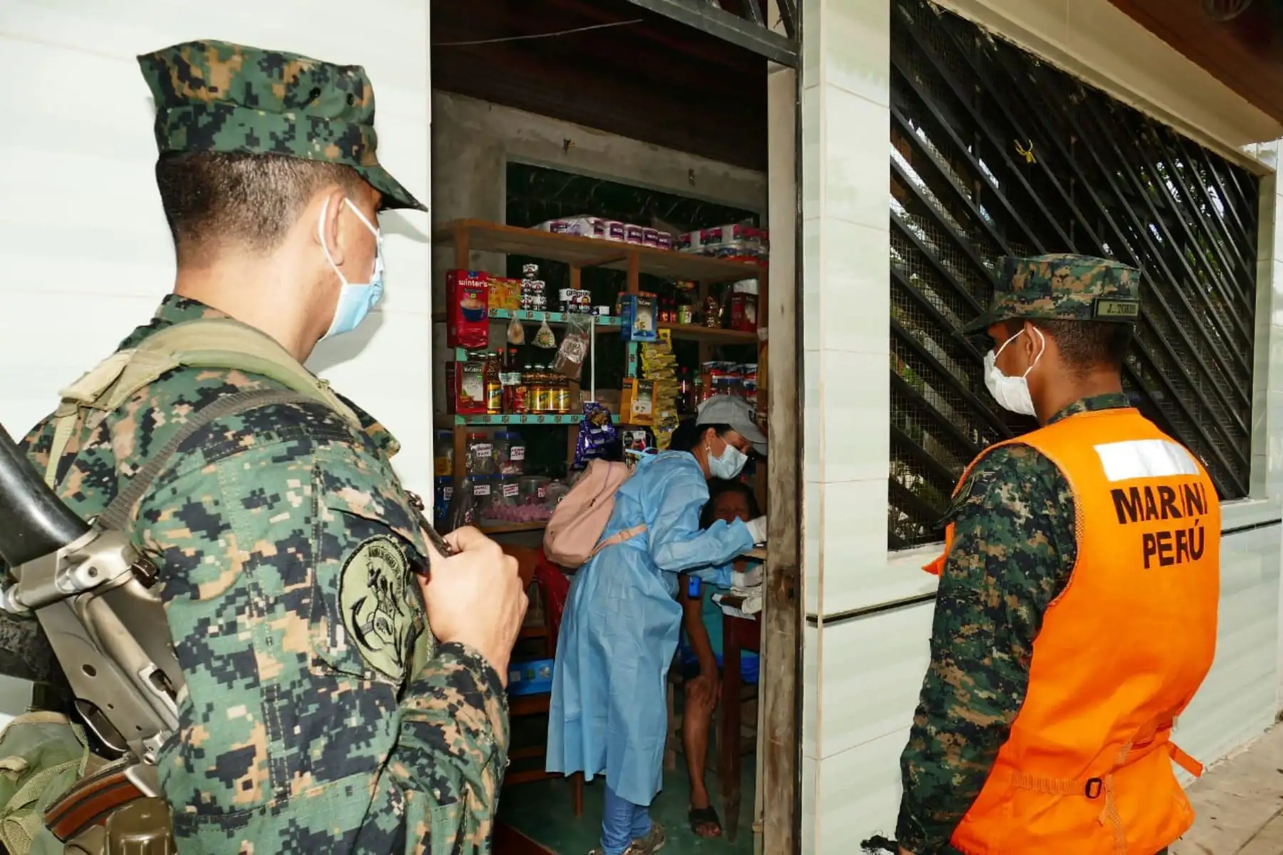 El Mindef y el Minsa participan en acciones de la Operación Tayta. ANDINA/Difusión