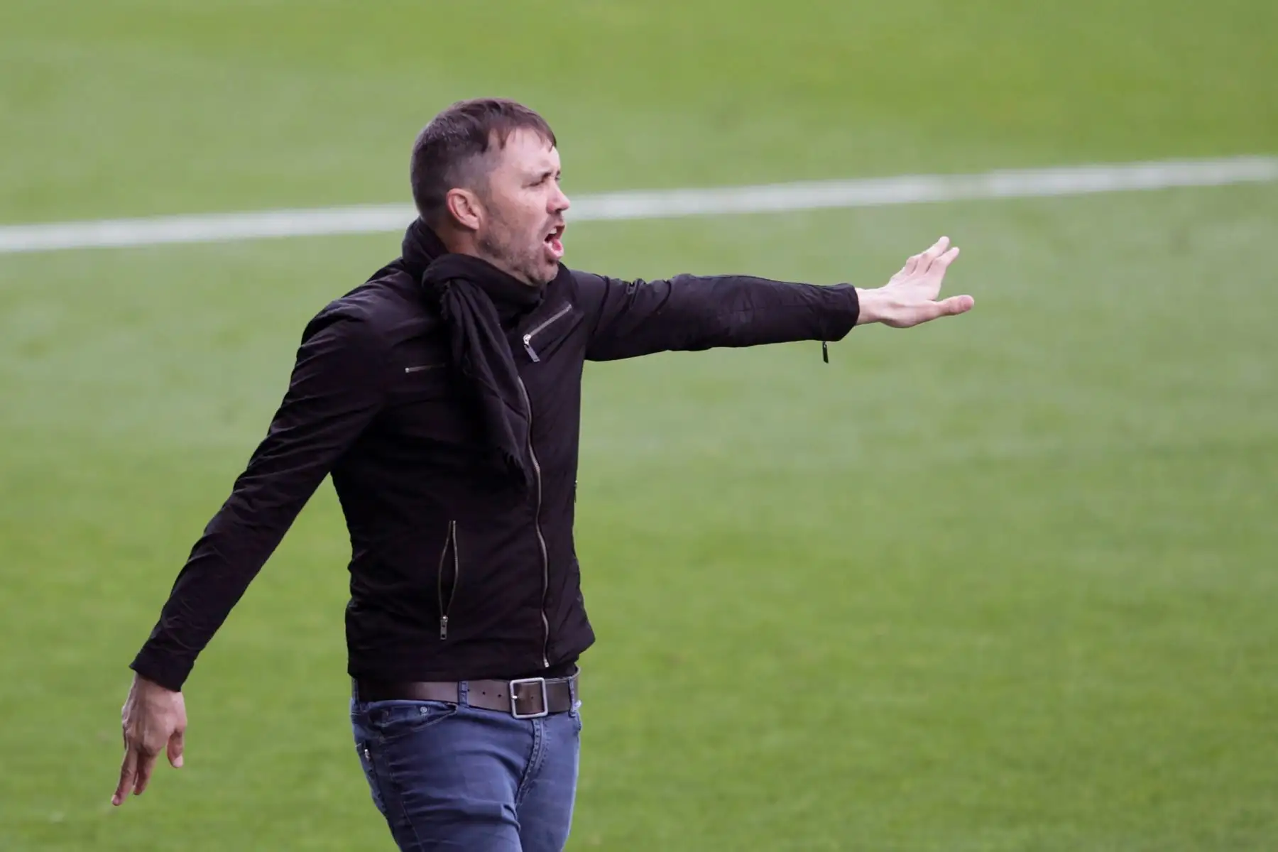 El entrenador del Celta de Vigo Eduardo Coudet durante el partido que enfrentó al Celta de Vigo y al Athletic de Bilbao en el estadio Balaidos de Vigo.
Foto: EFE