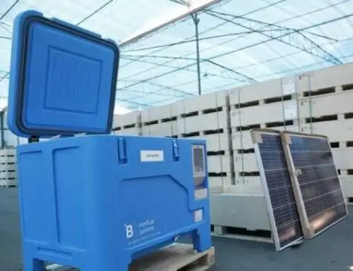 Congeladoras solares para asegurar la cadena de frío de las vacunas contra el covid-19. ANDINA/Difusión