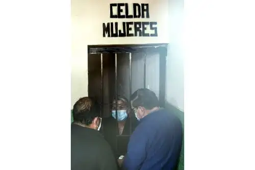 Áñez, de 53 años, fue detenida el sábado en la ciudad de Trinidad, capital del departamento amazónico del Beni (noreste) y el domingo una juez determinó su encarcelamiento preventivo por cuatro meses. Foto: AFP