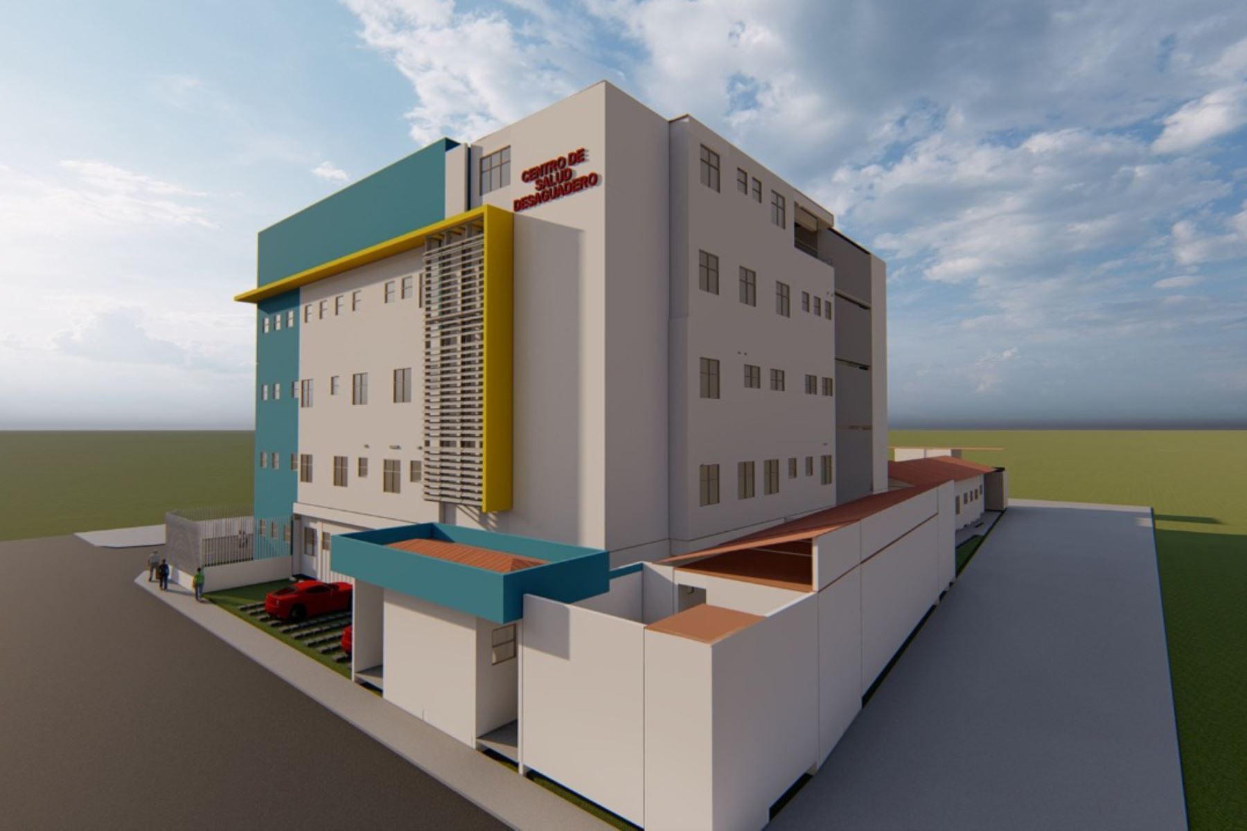 Así lucirá el nuevo hospital de Desaguadero, región Puno, anunció hoy el Ministerio de Salud.