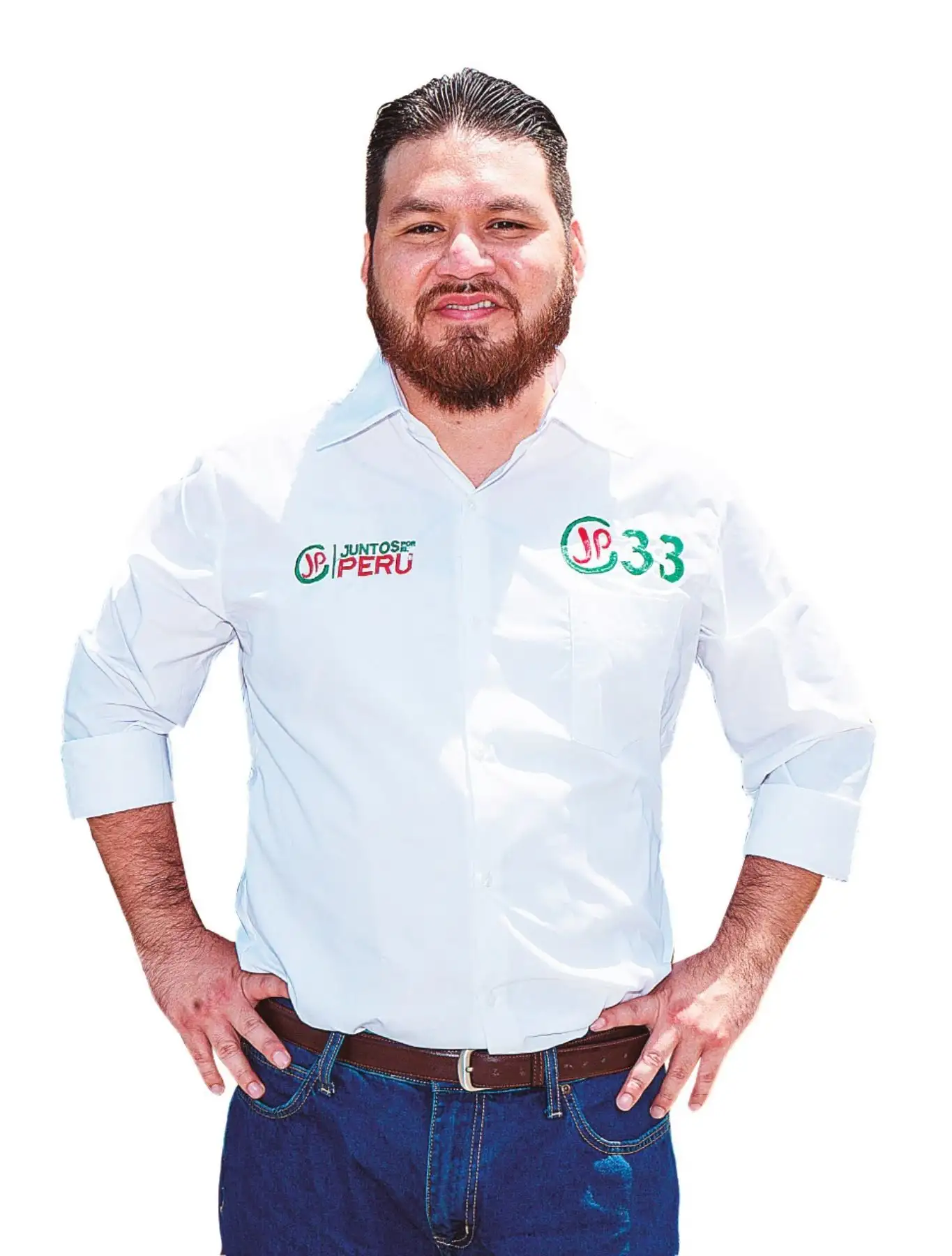 Hernán Núñez, candidato al Congreso con el número 33 de Juntos por el Perú.
