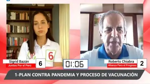 Sigrid Bazán y Roberto Chiabra, candidatos al Congreso.