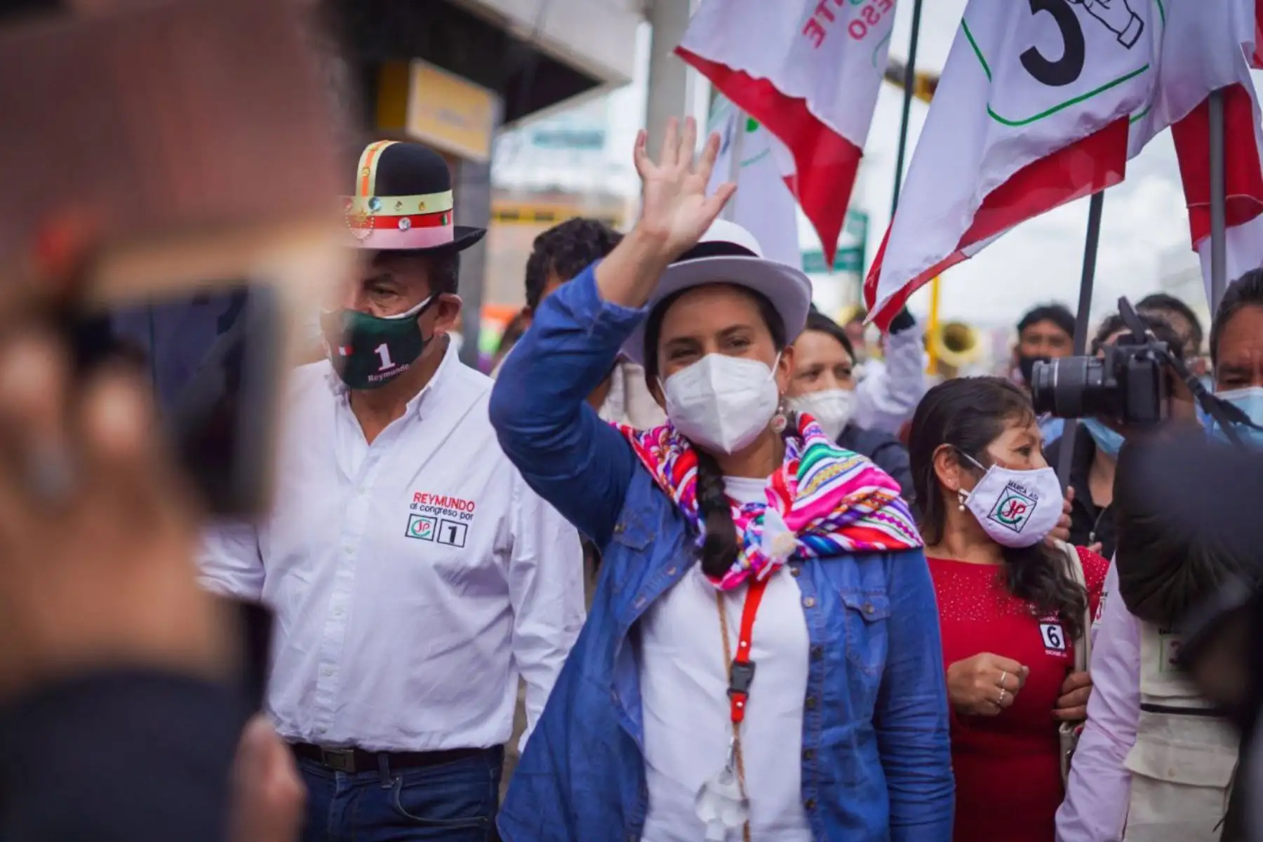 Verónika Mendoza, candidata presidencial por Juntos por el Perú. Foto: ANDINA/difusión.