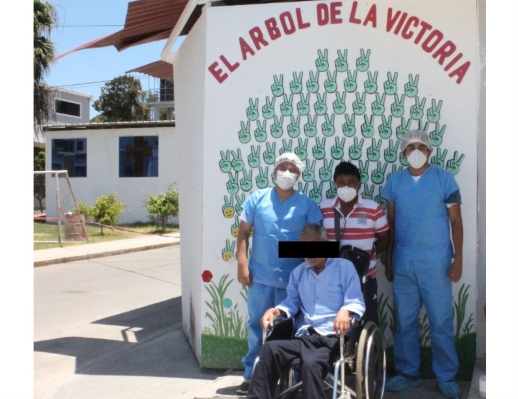 Panadero de 87 años vence a la covid-19 en hospital La Caleta de Chimbote.