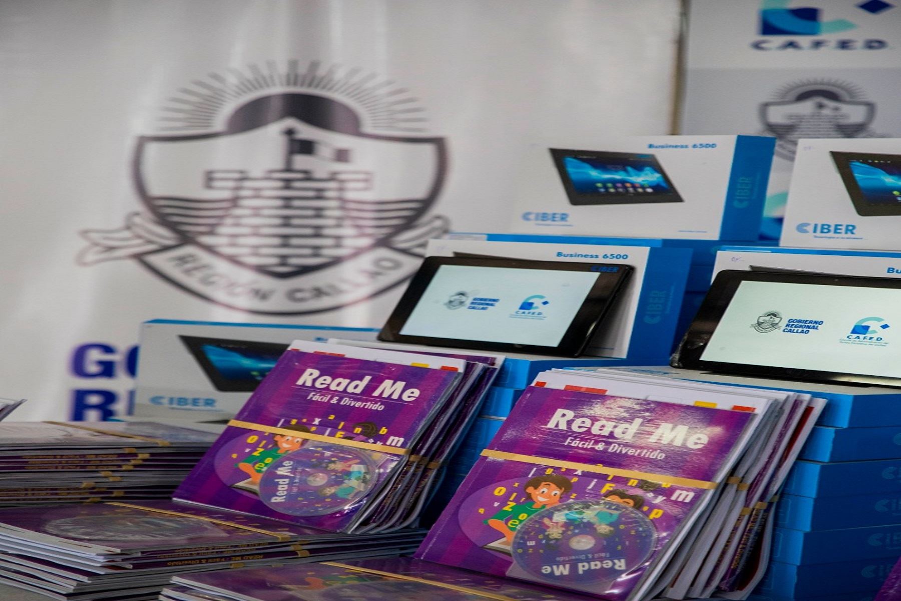 Gobierno Regional del Callao entrega 1327 tablets a escolares y profesores. FOTO:Difusión