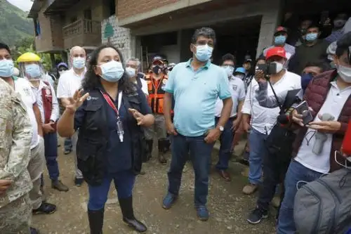 Asimismo, se gestionó el envío de 1.5 toneladas de alimentos para las familias afectadas por el desplazamiento de tierras. Foto: Difusión