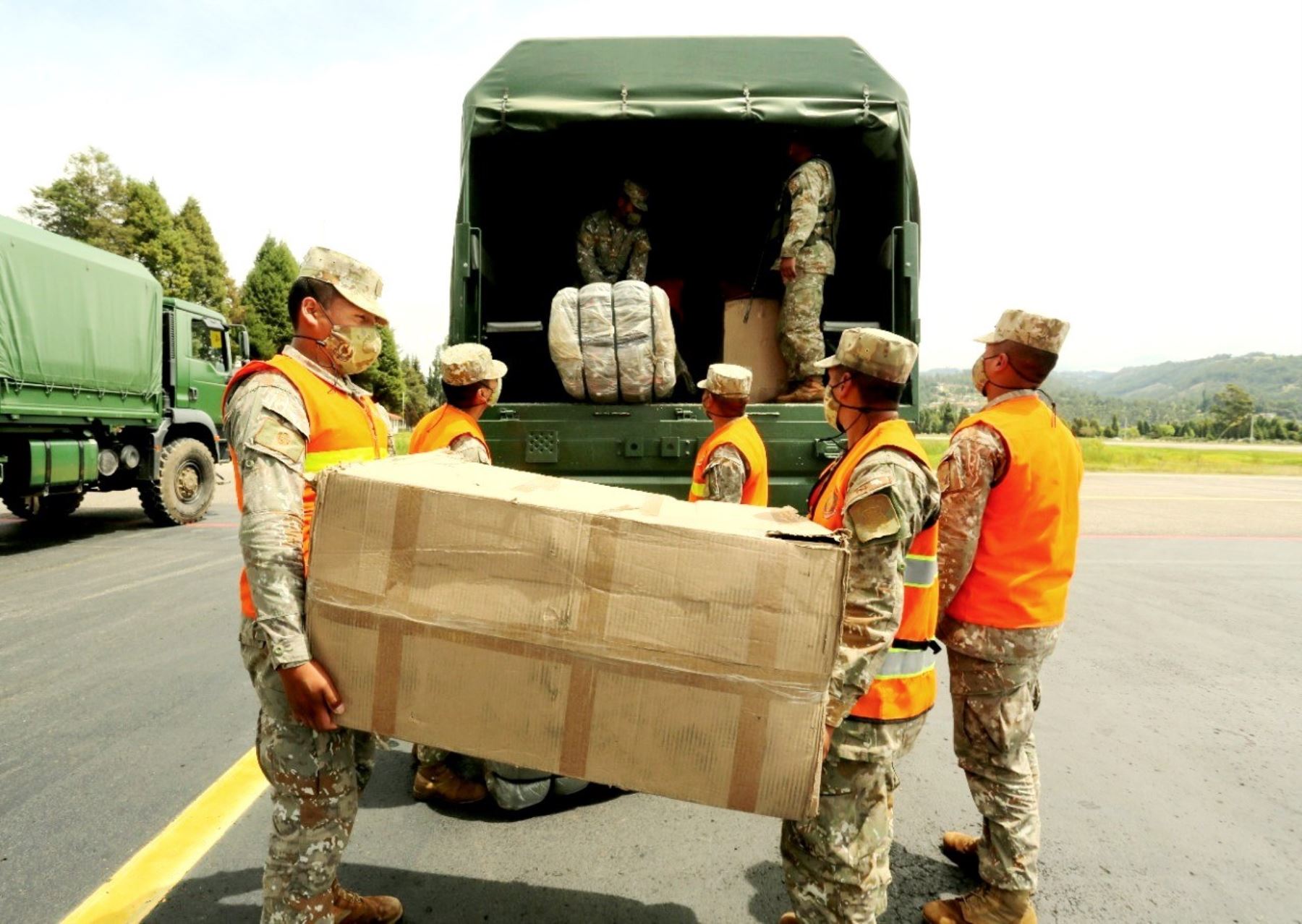 Indeci traslada a Cajamarca cargamento con ayuda humanitaria para atender a los damnificados por las lluvias intensas. ANDINA/Difusión