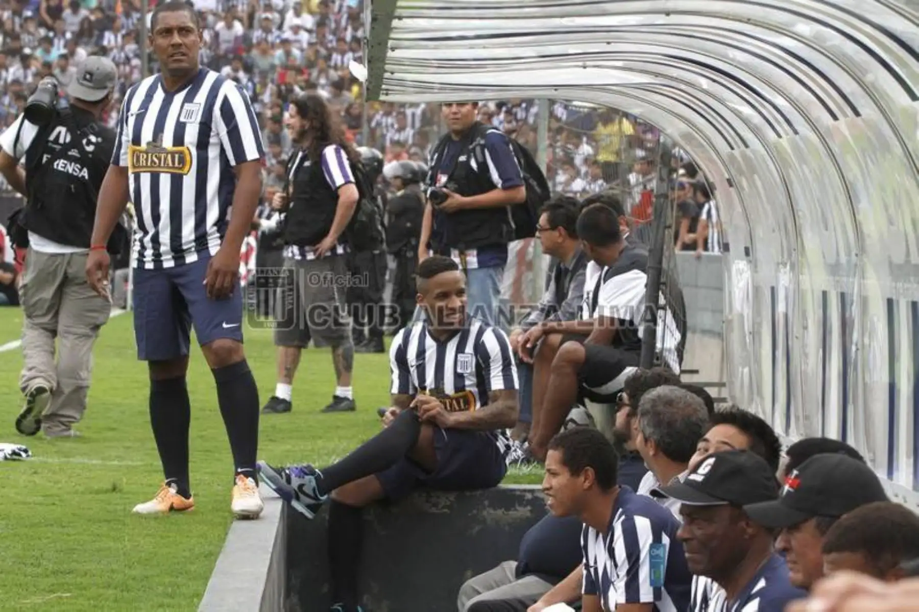 Jefferson Farfán en partido amistoso de Alianza Lima. Foto: Club Alianza Lima